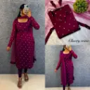 Rangoli Silk Kurti With soft Net Duppata ❣️