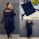 Rangoli Silk Kurti With soft Net Duppata ❣️  