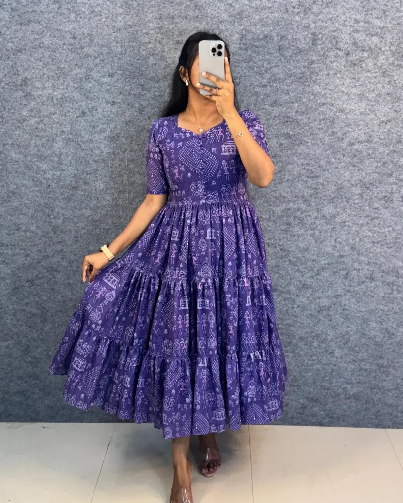 Village Print Hokoba maxi😍   