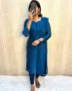 premium soft space silk Kurti With Dupatta 😍 