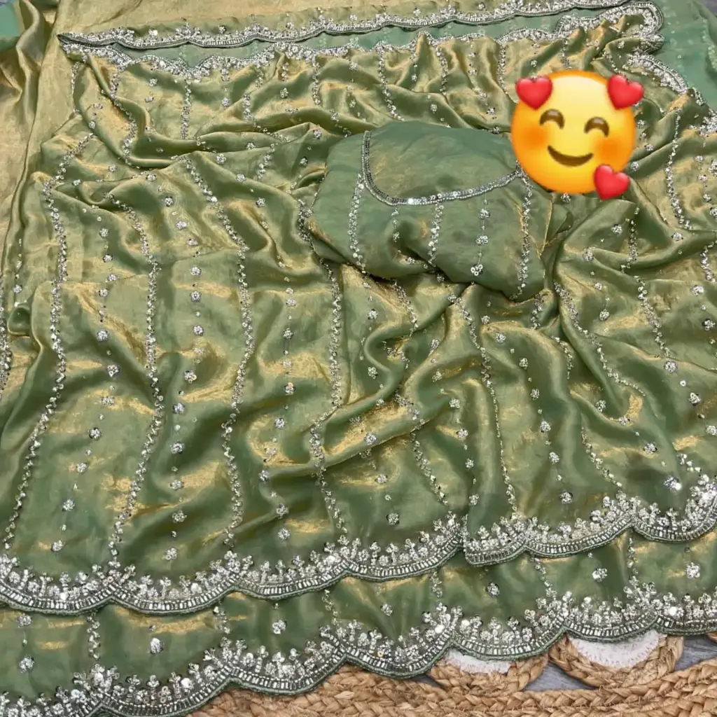 Trending hand work saree ❤️   