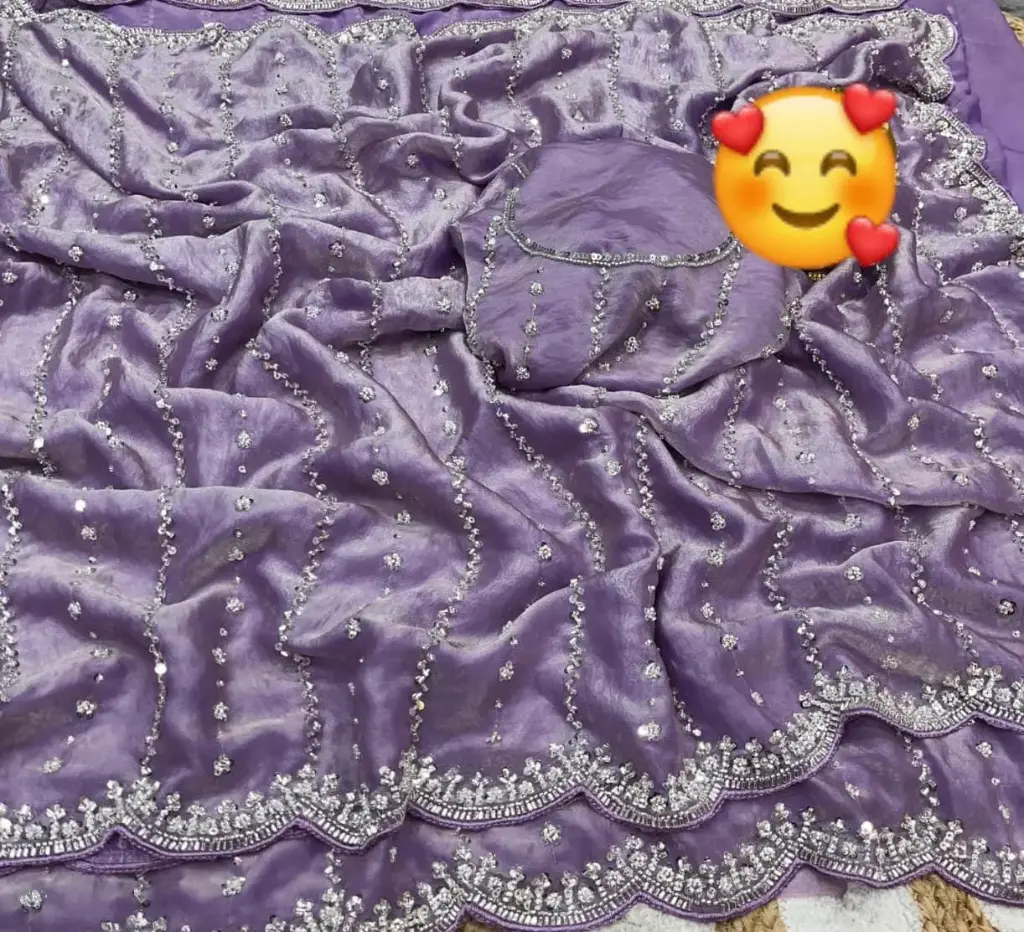 Trending hand work saree ❤️    
