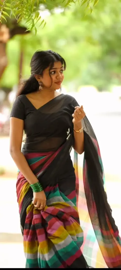 Trending Mulmul mul Rainbow 🌈 Saree🤩