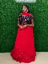 PARTY WEAR LEHANGA WITH BELT