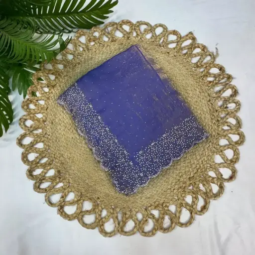 Trending Space Silk Saree With Grand Stone Work ♥️  