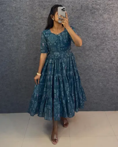 Village Print Hokoba maxi😍  