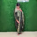 TRADITIONAL VICHITRA SILK KURTI DUPATTA SET