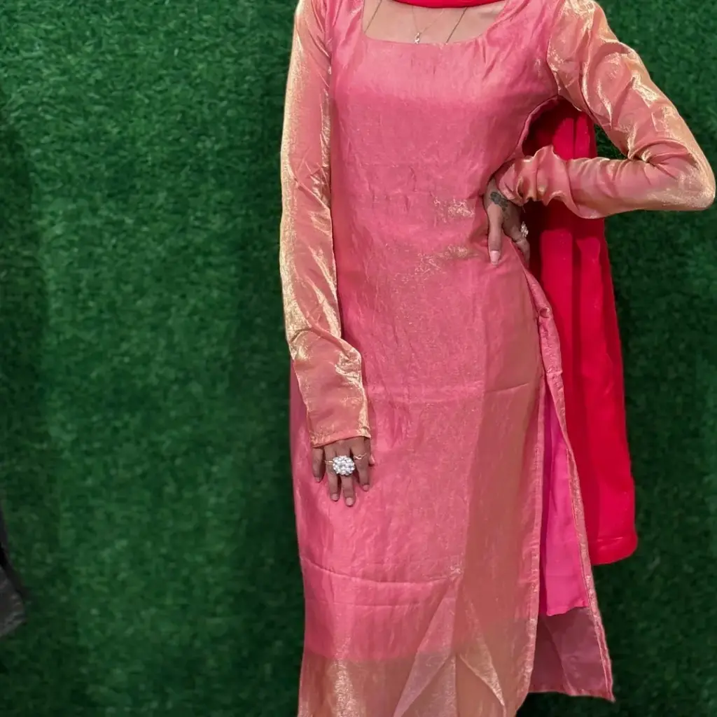 SPACE SILK KURTI SET