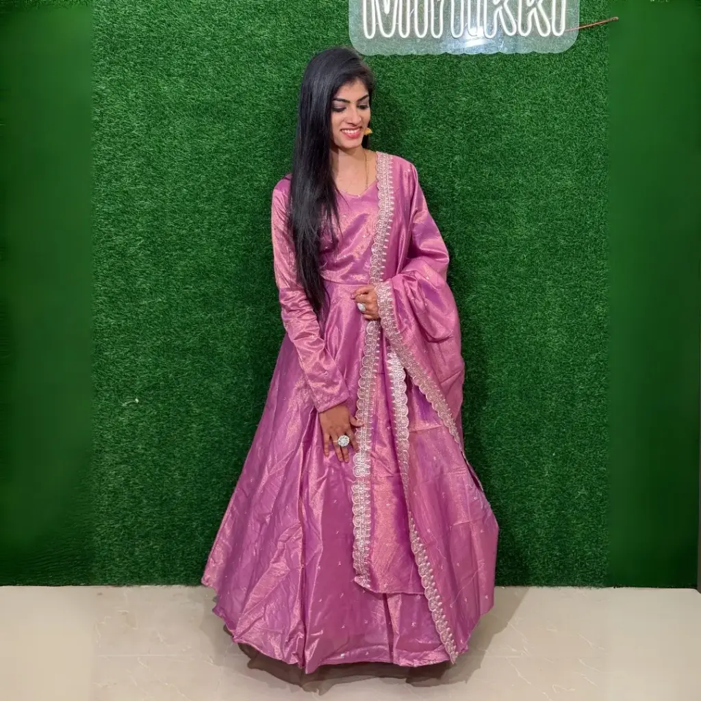 TISSUE SILK GOWN