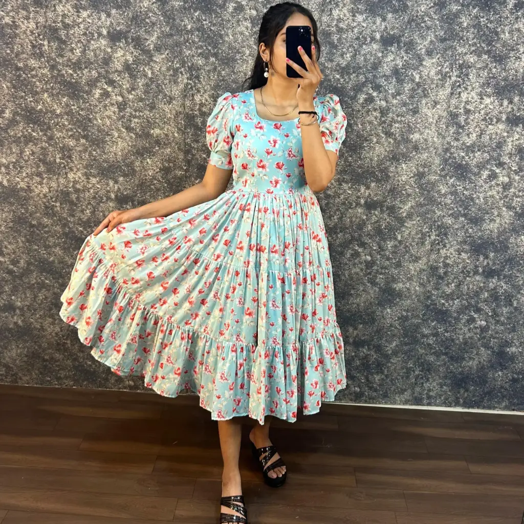 SUMMER TIERED DRESS   