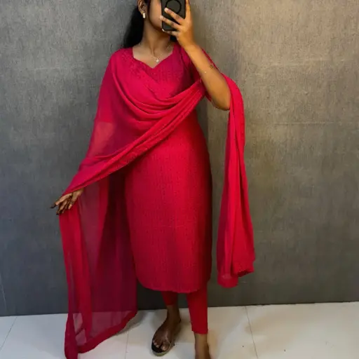 HAKOBA KURTI WITH DUPATTA  
