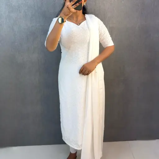 HAKOBA KURTI WITH DUPATTA    