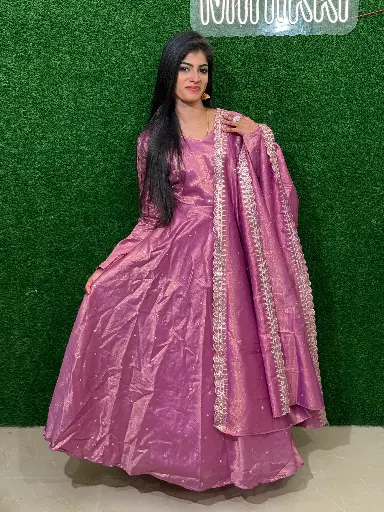 TISSUE SILK GOWN