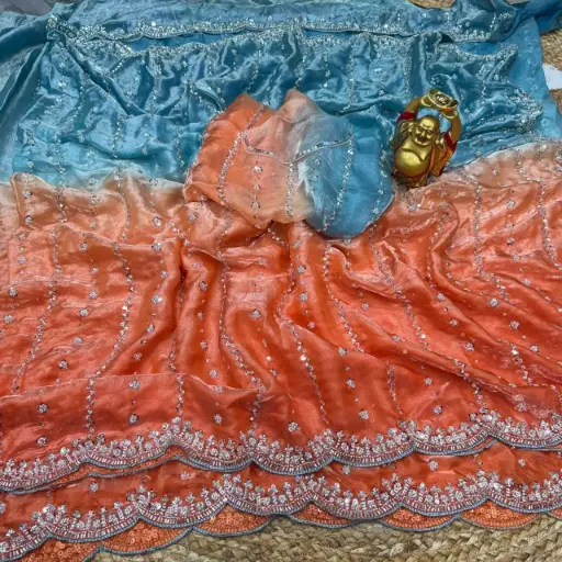 Trending Space Silk Saree 😍  