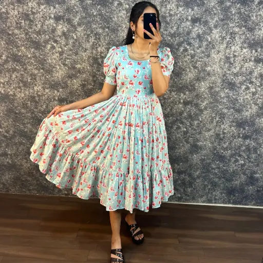 SUMMER TIERED DRESS   